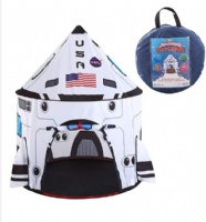 White rocket boys and girls Castle style children kids play tent