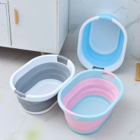 24L 39L convenient home large-capacity laundry room dirty clothes storage foldable retractable plastic storage basket